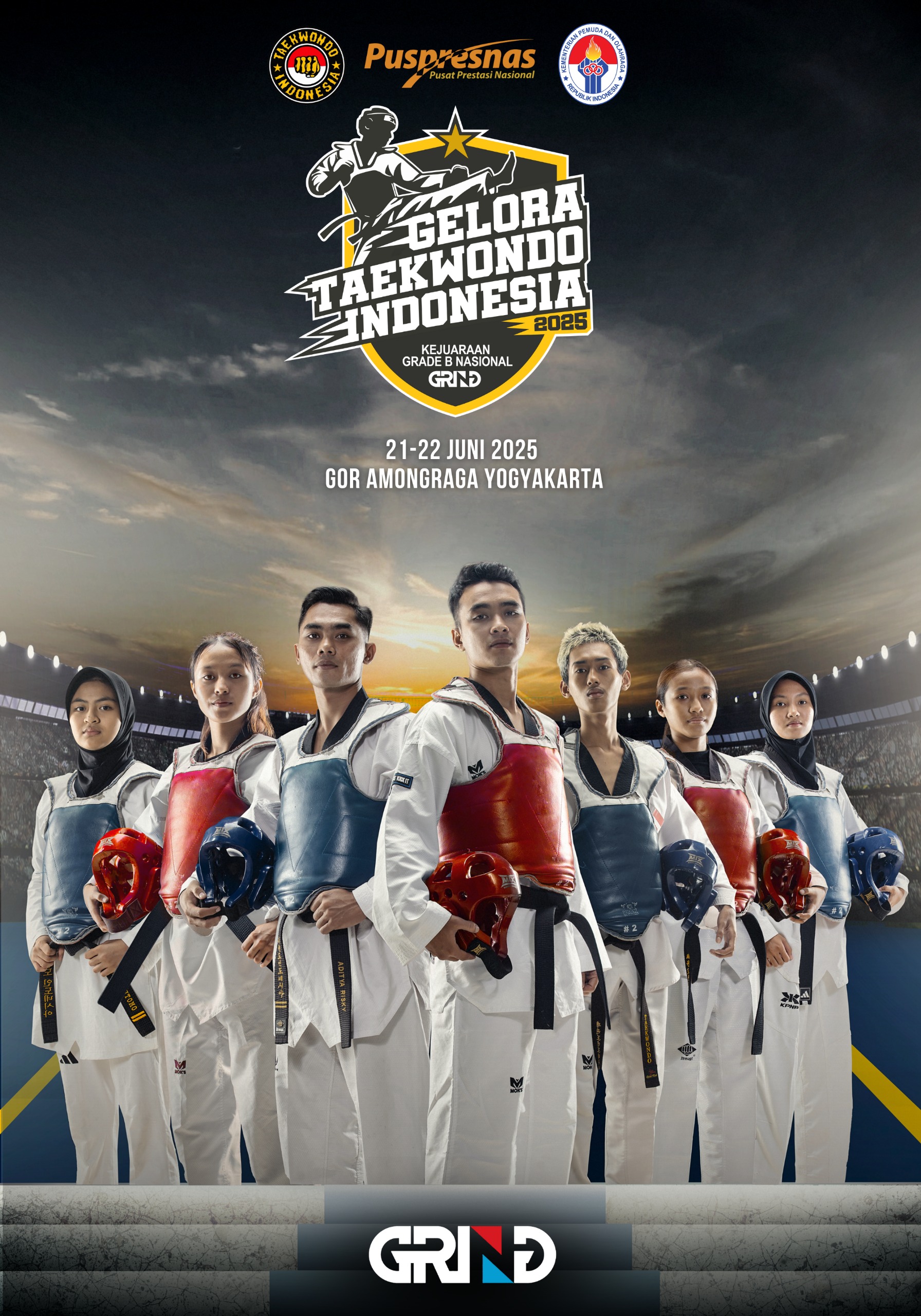 Panggung Juara Taekwondo Indonesia Panggung Juara Taekwondo Indonesia Taekwondo Indonesia Dojang CTC Kartika Bandung